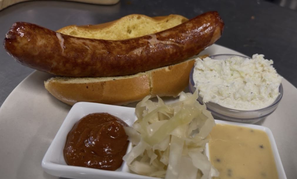 Bratwurst on a Bun